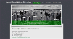 Desktop Screenshot of edwardarthurlaw.com
