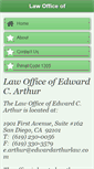 Mobile Screenshot of edwardarthurlaw.com